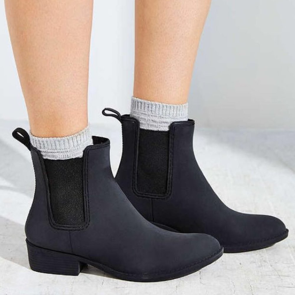 Jeffrey Campbell "Stormy" Rainboot, size 9